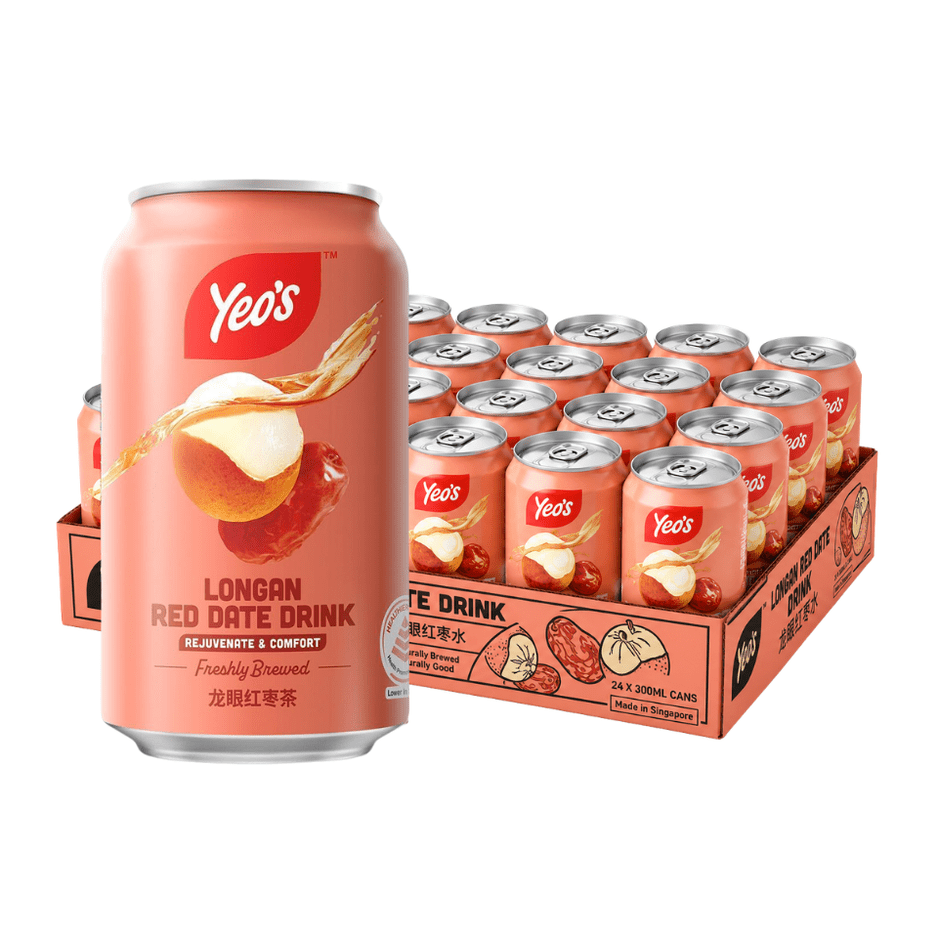 [BCRS] YEO'S Longan Red Date 300ML X 24 (CAN) - ABSOLUTE MART[BCRS] YEO'S Longan Red Date 300ML X 24 (CAN)Flavoured & Milk Tea