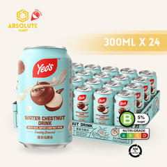 [BCRS] YEO'S Water Chestnut 300ML X 24 (CAN) - ABSOLUTE MART[BCRS] YEO'S Water Chestnut 300ML X 24 (CAN)Flavoured & Milk Tea