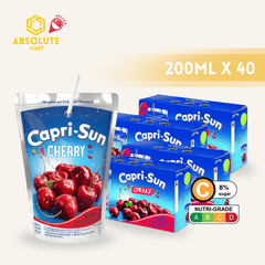 [BUNDLE PACK] CAPRISUN Cherry 200ML X 10 X 4 (TETRA) - ABSOLUTE MART[BUNDLE PACK] CAPRISUN Cherry 200ML X 10 X 4 (TETRA)Fruit Drinks