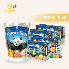 [BUNDLE PACK] CAPRISUN Jungle Drink 200ML X 10 X 4 (TETRA) - EXPIRES 31/12/2025 - ABSOLUTE MART[BUNDLE PACK] CAPRISUN Jungle Drink 200ML X 10 X 4 (TETRA) - EXPIRES 31/12/2025Fruit Drinks