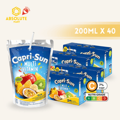[BUNDLE PACK] CAPRISUN Multi Vitamin Juice 200ML X 10 X 4 (TETRA) - ABSOLUTE MART[BUNDLE PACK] CAPRISUN Multi Vitamin Juice 200ML X 10 X 4 (TETRA)Fruit Drinks