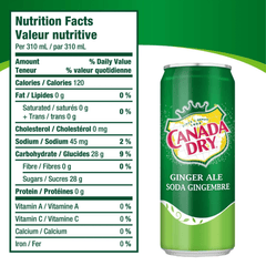 CANADA DRY Ginger Ale 330ML X 24 (CAN) - ABSOLUTE MARTCANADA DRY Ginger Ale 330ML X 24 (CAN)Cola & Classic Sodas