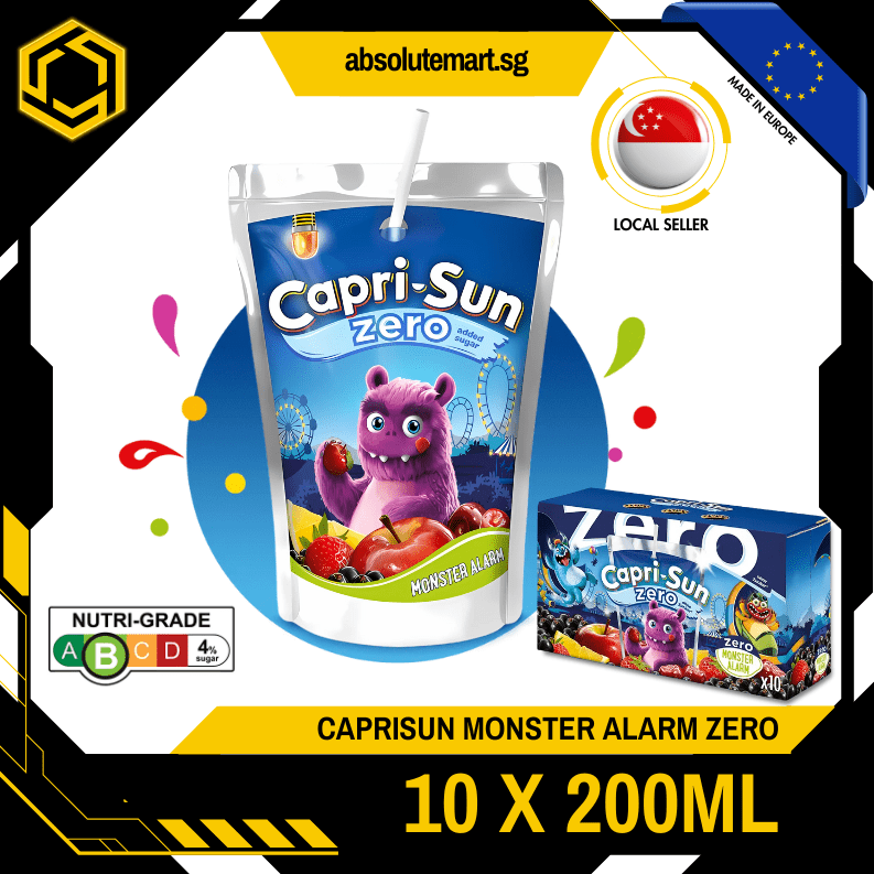 CAPRISUN Monster Alarm Zero 200ML X 10 (TETRA) - ABSOLUTE MARTCAPRISUN Monster Alarm Zero 200ML X 10 (TETRA)