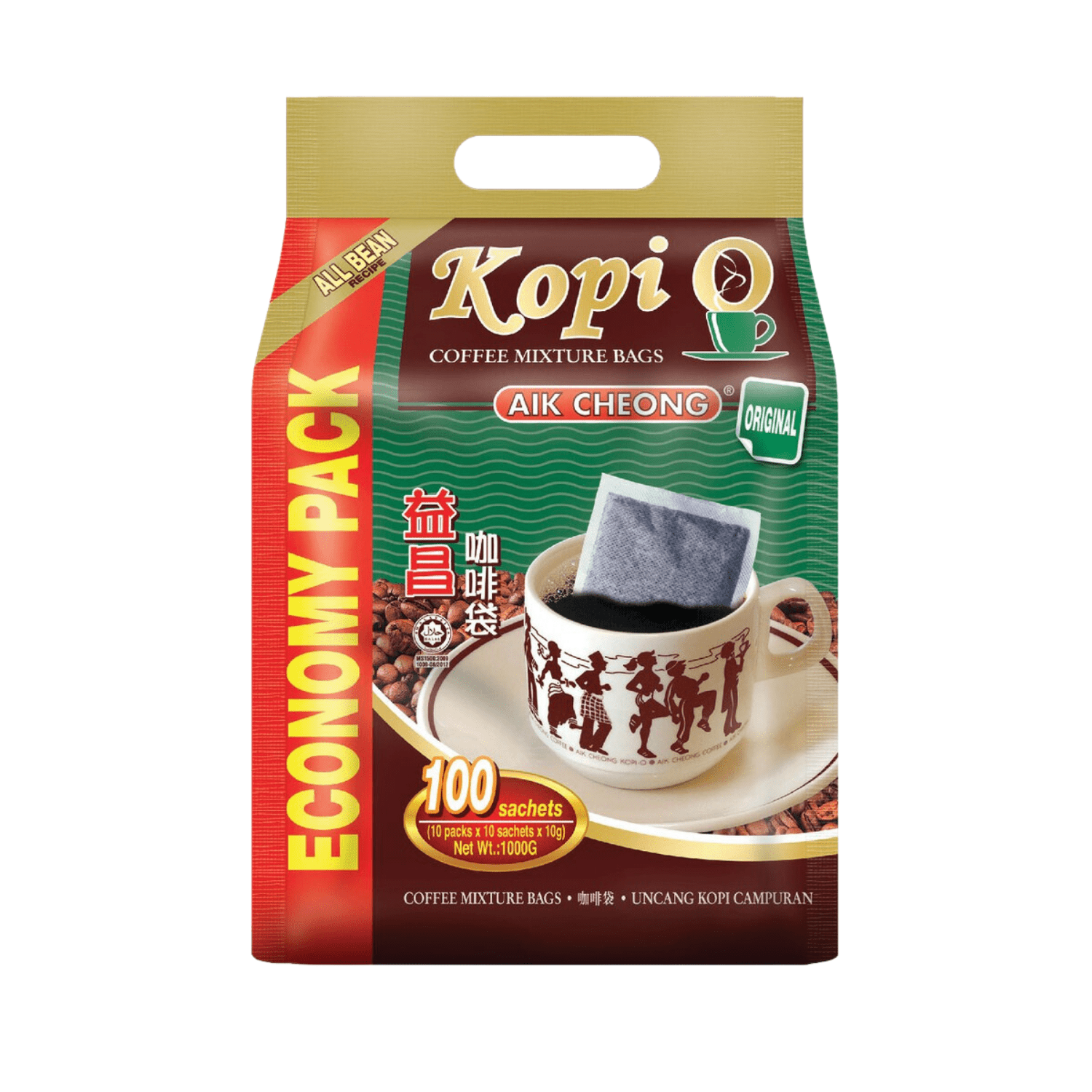 [CARTON] AIK CHEONG KOPI O 2 - IN - 1 12 PACKS X 80 STICKS X 10G (SACHETS) - ABSOLUTE MART[CARTON] AIK CHEONG KOPI O 2 - IN - 1 12 PACKS X 80 STICKS X 10G (SACHETS)Instant Coffees & Coffee Granules
