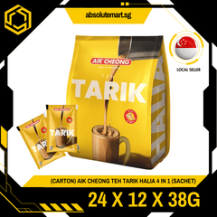 [CARTON] AIK CHEONG Teh Halia 4 - IN - 1 24 X 12 X 38G (SACHET) - ABSOLUTE MART[CARTON] AIK CHEONG Teh Halia 4 - IN - 1 24 X 12 X 38G (SACHET)