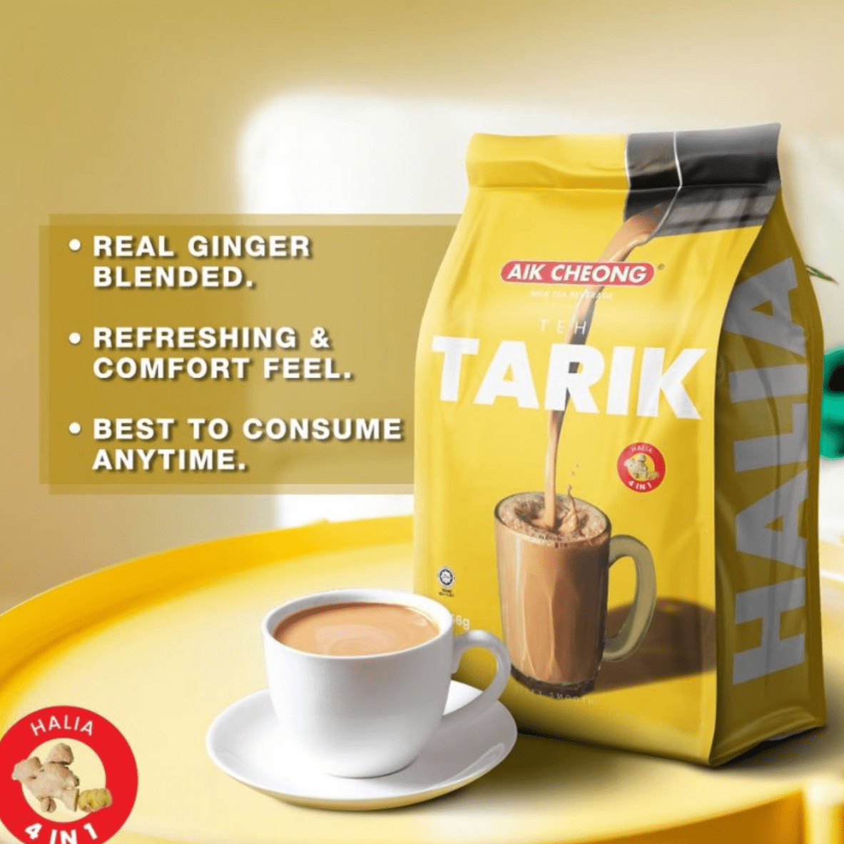 [CARTON] AIK CHEONG Teh Halia 4-IN-1 24 X 12 X 38G (SACHET) - ABSOLUTE MART[CARTON] AIK CHEONG Teh Halia 4-IN-1 24 X 12 X 38G (SACHET)Instant Coffees & Coffee Granules