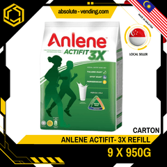 [CARTON] ANLENE 3X Actifit Regular 1KG X 9 (PACKETS) - ABSOLUTE MART[CARTON] ANLENE 3X Actifit Regular 1KG X 9 (PACKETS)