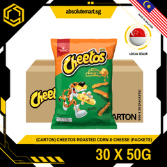 [CARTON] CHEETOS Roasted Corn & Cheese 50G X 30 (PACKETS) - ABSOLUTE MART[CARTON] CHEETOS Roasted Corn & Cheese 50G X 30 (PACKETS)