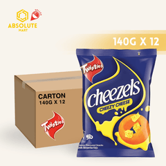 [CARTON] CHEEZELS Original 140G X 12 (PACKETS) - ABSOLUTE MART[CARTON] CHEEZELS Original 140G X 12 (PACKETS)Puffed Snacks