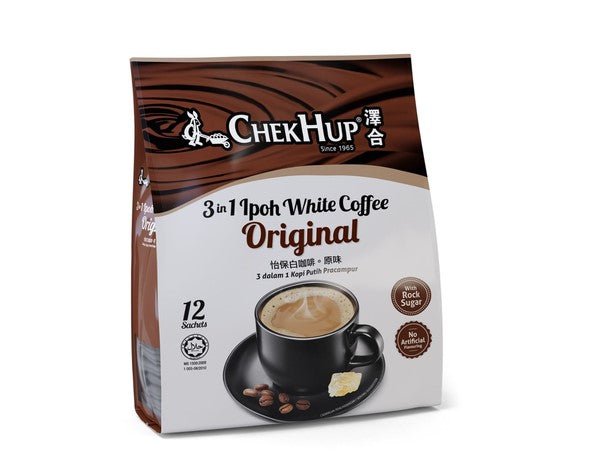 [CARTON] CHEK HUP Ipoh White Coffee Original 3 - IN - 1 20 X 12 X 40G (SACHET) - ABSOLUTE MART[CARTON] CHEK HUP Ipoh White Coffee Original 3 - IN - 1 20 X 12 X 40G (SACHET)