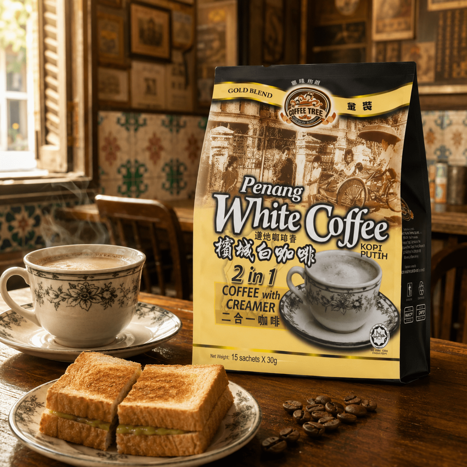 [CARTON] COFFEE TREE 2-IN-1 White Coffee No Sugar 30G X 15S X 30 (SACHET) - ABSOLUTE MART[CARTON] COFFEE TREE 2-IN-1 White Coffee No Sugar 30G X 15S X 30 (SACHET)Instant Coffees & Coffee Granules