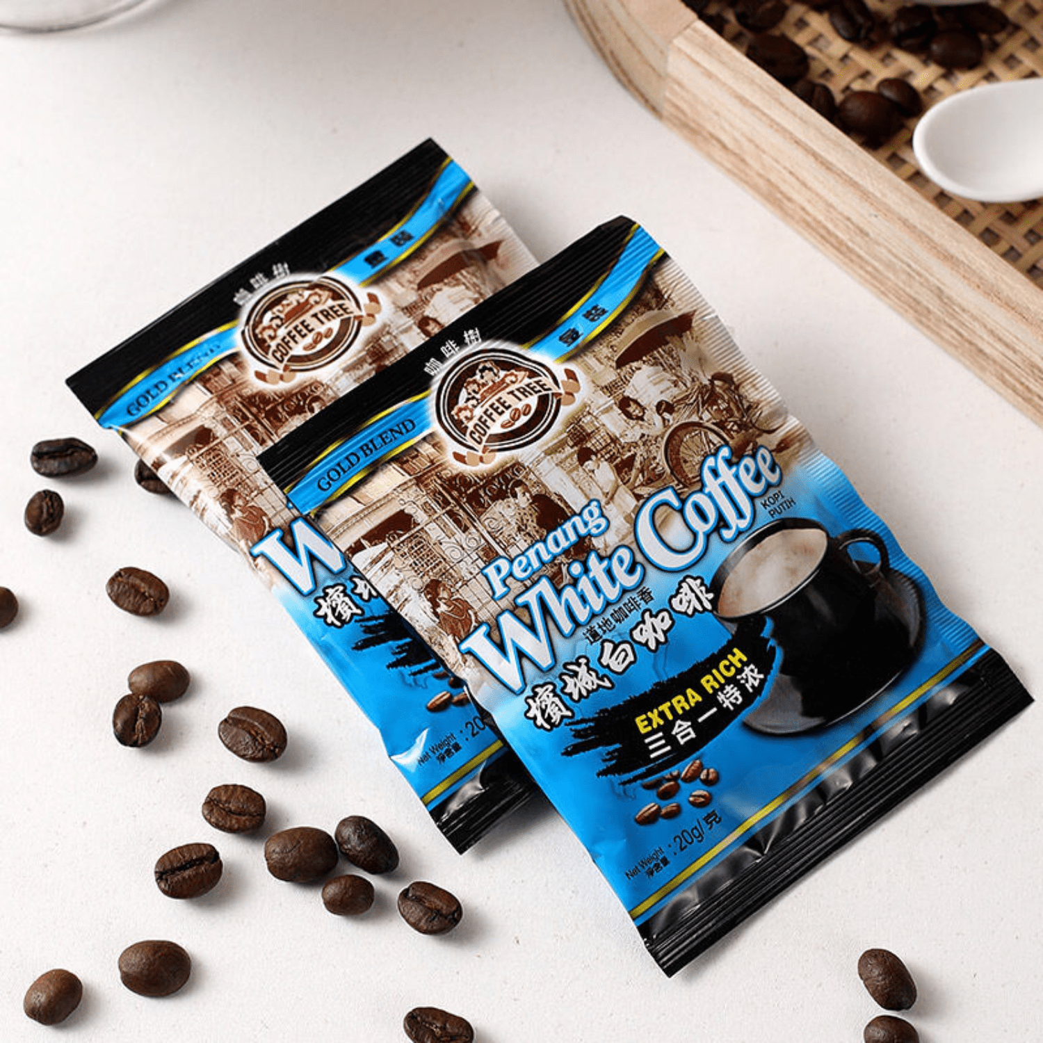 [CARTON] COFFEE TREE 3-IN-1 White Coffee Less Sugar 40G X 15S X 30 (SACHET) - ABSOLUTE MART[CARTON] COFFEE TREE 3-IN-1 White Coffee Less Sugar 40G X 15S X 30 (SACHET)Instant Coffees & Coffee Granules