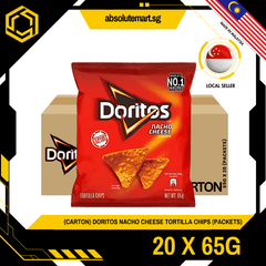 [CARTON] DORITOS Nacho Cheese 65G X 20 (PACKETS) - ABSOLUTE MART[CARTON] DORITOS Nacho Cheese 65G X 20 (PACKETS)