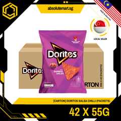[CARTON] DORITOS Salsa Chilli 55G X 42 (PACKETS) - ABSOLUTE MART[CARTON] DORITOS Salsa Chilli 55G X 42 (PACKETS)