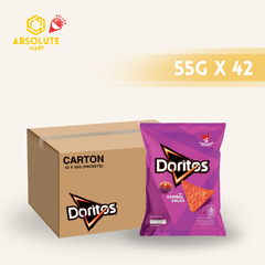 [CARTON] DORITOS Salsa Chilli 55G X 42 (PACKETS) - ABSOLUTE MART[CARTON] DORITOS Salsa Chilli 55G X 42 (PACKETS)Corn Chips