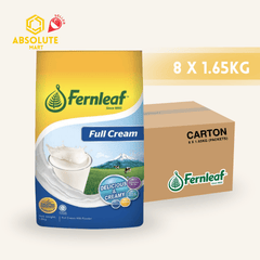 [CARTON] FERNLEAF Full Cream Milk Powder Refill 1.65KG X 8 (PACKETS) - ABSOLUTE MART[CARTON] FERNLEAF Full Cream Milk Powder Refill 1.65KG X 8 (PACKETS)Powdered Milk