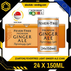 [CARTON] FEVER TREE Light Ginger Ale 150ML X 24 (CAN) - ABSOLUTE MART[CARTON] FEVER TREE Light Ginger Ale 150ML X 24 (CAN)