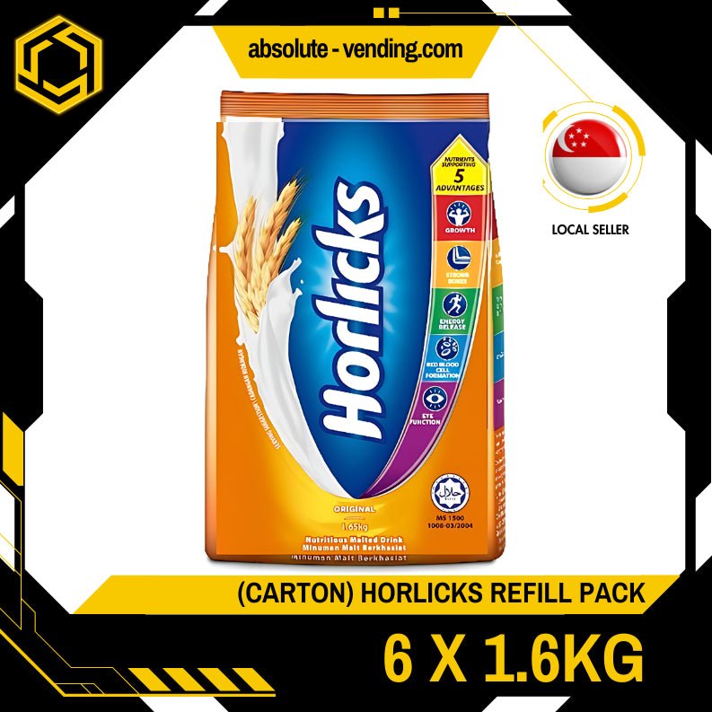 [CARTON] HORLICKS Original 6 X 1.65KG (PACKETS) - ABSOLUTE MART[CARTON] HORLICKS Original 6 X 1.65KG (PACKETS)