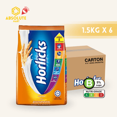 [CARTON] HORLICKS Original 6 X 1.65KG (PACKETS) - ABSOLUTE MART[CARTON] HORLICKS Original 6 X 1.65KG (PACKETS)Malt Drinks