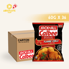 [CARTON] J&J CALBEE Flamin' Chilli 60G X 12 X 3 (PACKETS) - ABSOLUTE MART[CARTON] J&J CALBEE Flamin' Chilli 60G X 12 X 3 (PACKETS)Potato Chips