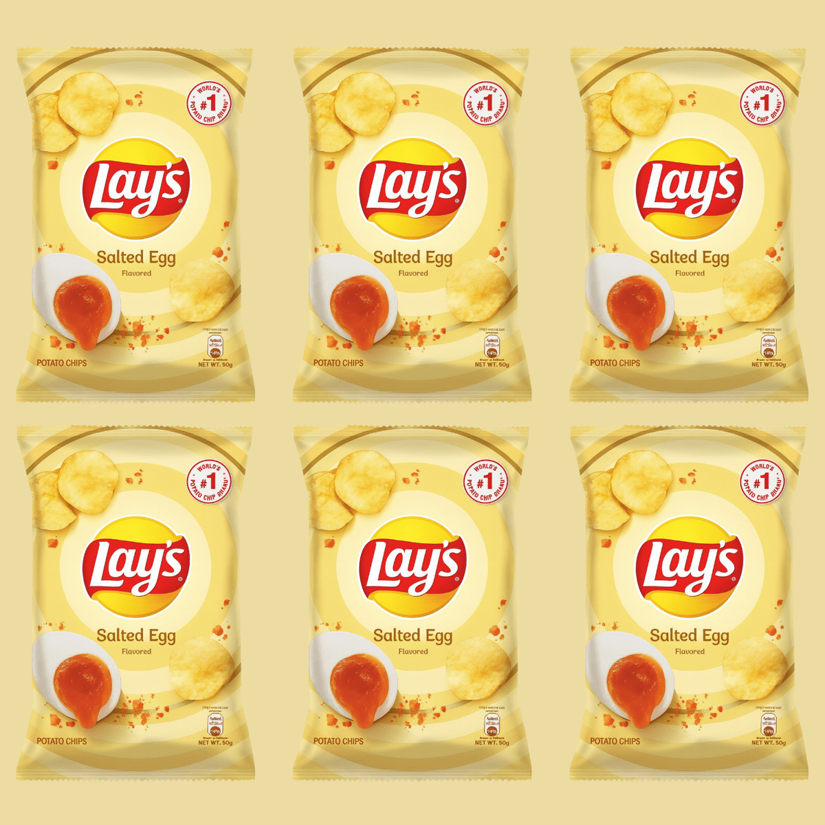 [CARTON] LAY'S Salted Egg 50G X 24 (PACKETS) - ABSOLUTE MART[CARTON] LAY'S Salted Egg 50G X 24 (PACKETS)Potato Chips