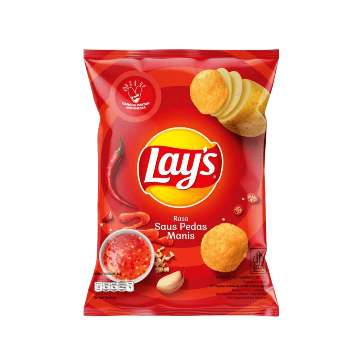 [CARTON] LAY'S Sweet Chilli 64G X 22 (PACKETS) - ABSOLUTE MART[CARTON] LAY'S Sweet Chilli 64G X 22 (PACKETS)Potato Chips