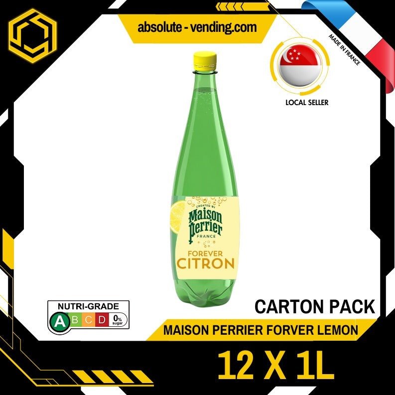 [CARTON] MAISON PERRIER Lemon Sparkling Mineral Water 1L X 12 (BOTTLE) - ABSOLUTE MART[CARTON] MAISON PERRIER Lemon Sparkling Mineral Water 1L X 12 (BOTTLE)