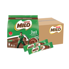 [CARTON] NESTLE MILO Active Go 3 - in - 1 24 PACK X 14 STICKS X 33G (SACHET) - ABSOLUTE MART[CARTON] NESTLE MILO Active Go 3 - in - 1 24 PACK X 14 STICKS X 33G (SACHET)Malt Drinks