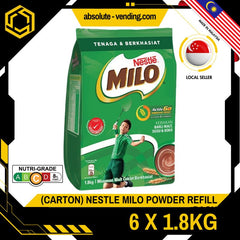 [CARTON] NESTLE MILO Powder Refill Pack 1.8KG X 6 (PACKETS) - ABSOLUTE MART[CARTON] NESTLE MILO Powder Refill Pack 1.8KG X 6 (PACKETS)