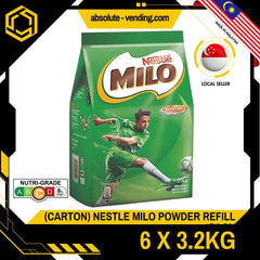 [CARTON] NESTLE MILO Powder Refill Pack 3.2KG X 6 (PACKETS) - ABSOLUTE MART[CARTON] NESTLE MILO Powder Refill Pack 3.2KG X 6 (PACKETS)