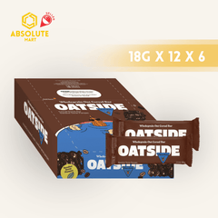 [CARTON] OATSIDE Chocolate Wholegrain Oat Cereal Bar 6 Pack X 12 X 18G - ABSOLUTE MART[CARTON] OATSIDE Chocolate Wholegrain Oat Cereal Bar 6 Pack X 12 X 18GCereal & Snacks Bars