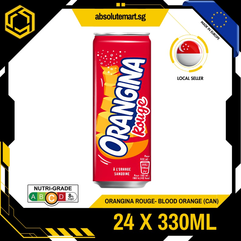 [CARTON] ORANGINA Rouge Blood Orange 330ML X 24 (CAN) - ABSOLUTE MART[CARTON] ORANGINA Rouge Blood Orange 330ML X 24 (CAN)