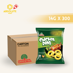 [CARTON] ORIENTAL Chicken Rings 10 X 30 X 14G (PACKETS) - ABSOLUTE MART[CARTON] ORIENTAL Chicken Rings 10 X 30 X 14G (PACKETS)Puffed Snacks