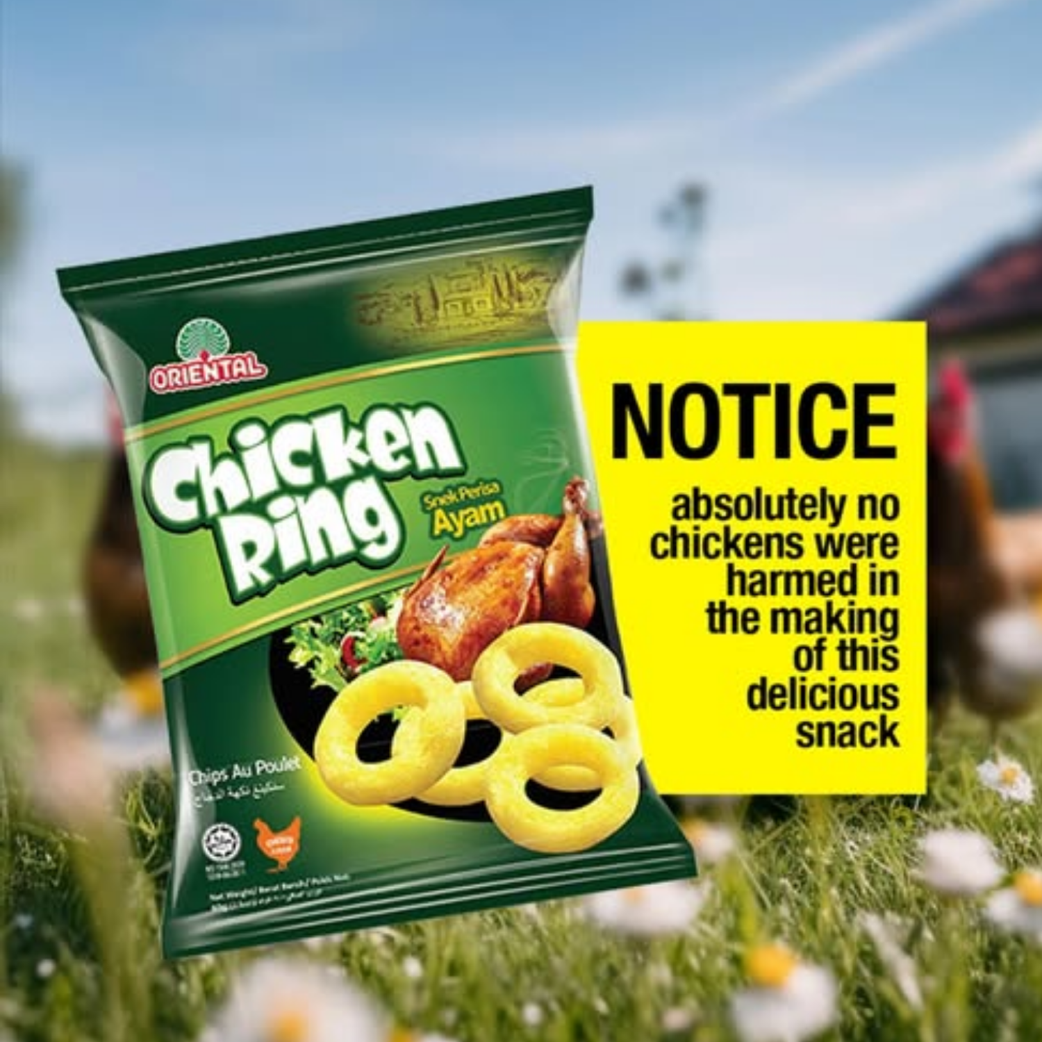 [CARTON] ORIENTAL Chicken Rings 60 X 60G (PACKETS) - ABSOLUTE MART[CARTON] ORIENTAL Chicken Rings 60 X 60G (PACKETS)Puffed Snacks