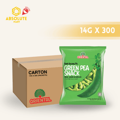 [CARTON] ORIENTAL Green Peas Snack 10 X 30 X 14G (PACKETS) - ABSOLUTE MART[CARTON] ORIENTAL Green Peas Snack 10 X 30 X 14G (PACKETS)Puffed Snacks