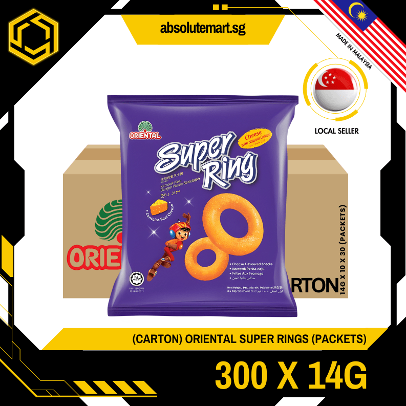 [CARTON] ORIENTAL Super Rings 10 X 30 X 14G (PACKETS) - ABSOLUTE MART[CARTON] ORIENTAL Super Rings 10 X 30 X 14G (PACKETS)