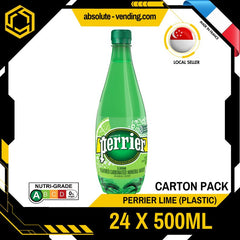 [CARTON] PERRIER Lime Sparkling Mineral Water 500ML X 24 (PLASTIC BOTTLES) - ABSOLUTE MART[CARTON] PERRIER Lime Sparkling Mineral Water 500ML X 24 (PLASTIC BOTTLES)