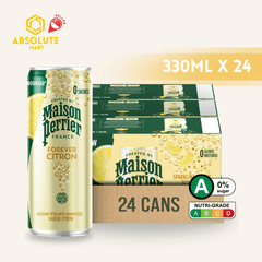 [CARTON] PERRIER Maison Lemon Sparkling Mineral Water 330ML X 24 (CANS) - ABSOLUTE MART[CARTON] PERRIER Maison Lemon Sparkling Mineral Water 330ML X 24 (CANS)Flavoured Sparkling Drinks