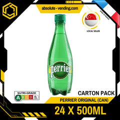 [CARTON] PERRIER Original Sparkling Mineral Water 500ML X 24 (PLASTIC BOTTLES) - ABSOLUTE MART[CARTON] PERRIER Original Sparkling Mineral Water 500ML X 24 (PLASTIC BOTTLES)