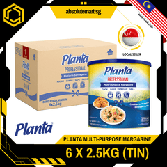 [CARTON] PLANTA MARGARINE 2.5KG X 6 (TIN) (NEW STOCK) - ABSOLUTE MART[CARTON] PLANTA MARGARINE 2.5KG X 6 (TIN) (NEW STOCK)PLANTA Margarine