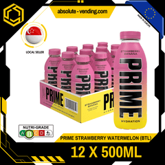 [CARTON] PRIME Hydration Strawberry Banana 500ML X 12 (BOTTLE) - ABSOLUTE MART[CARTON] PRIME Hydration Strawberry Banana 500ML X 12 (BOTTLE)