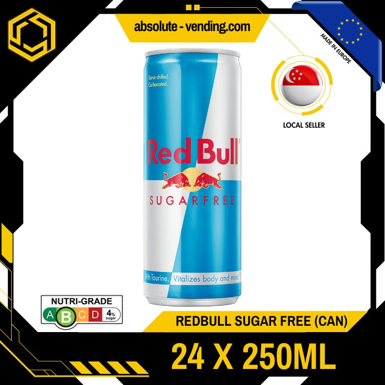 [CARTON] REDBULL SUGAR FREE 250ML X 24 (CAN) - ABSOLUTE MART[CARTON] REDBULL SUGAR FREE 250ML X 24 (CAN)