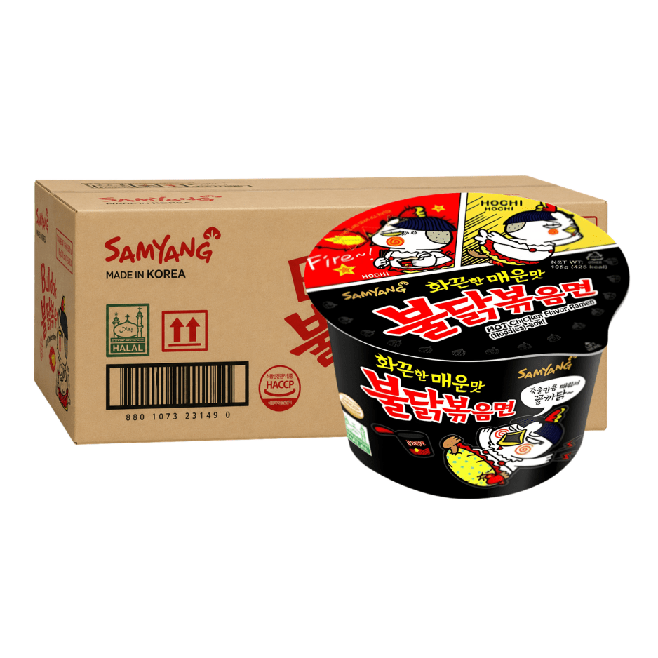 [CARTON] SAMYANG Hot Chicken Ramen 105G X 16 (BOWL) - ABSOLUTE MART[CARTON] SAMYANG Hot Chicken Ramen 105G X 16 (BOWL)Instant Noodles