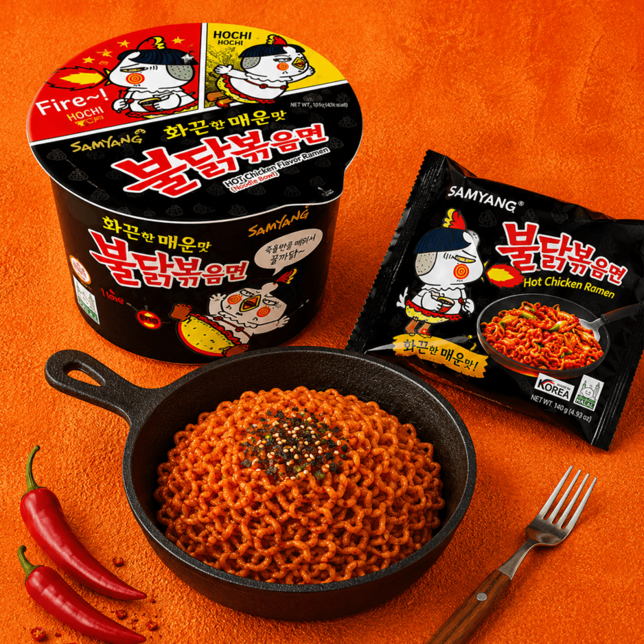 [CARTON] SAMYANG Hot Chicken Ramen 105G X 16 (BOWL) - ABSOLUTE MART[CARTON] SAMYANG Hot Chicken Ramen 105G X 16 (BOWL)Instant Noodles