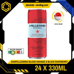 [CARTON] SAN PELLEGRINO Essenza Blood Orange & Black Raspberry 330ML X 24 (CAN) - ABSOLUTE MART[CARTON] SAN PELLEGRINO Essenza Blood Orange & Black Raspberry 330ML X 24 (CAN)