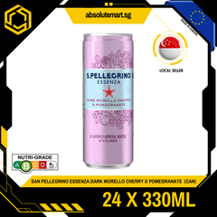 [CARTON] SAN PELLEGRINO Essenza Dark Morello Cherry & Pomegranate 330ML X 24 (CAN) - ABSOLUTE MART[CARTON] SAN PELLEGRINO Essenza Dark Morello Cherry & Pomegranate 330ML X 24 (CAN)