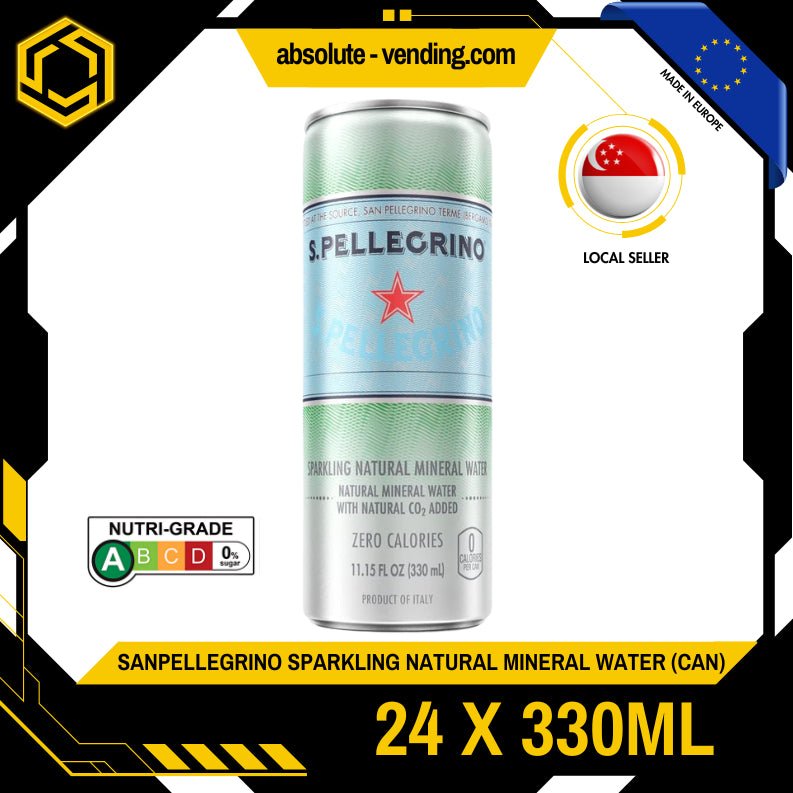 [CARTON] SAN PELLEGRINO Essenza Natural Sparkling Mineral Water 330ML X 24 (CAN) - ABSOLUTE MART[CARTON] SAN PELLEGRINO Essenza Natural Sparkling Mineral Water 330ML X 24 (CAN)