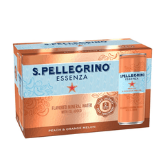 [CARTON] SAN PELLEGRINO Essenza Peach & Orange Melon 330ML X 24 (CAN) - ABSOLUTE MART[CARTON] SAN PELLEGRINO Essenza Peach & Orange Melon 330ML X 24 (CAN)Fruity Sparkling Drinks