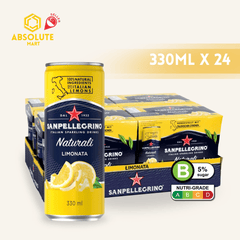 [CARTON] SAN PELLEGRINO Limonata Sparkling Beverage 330ML X 24 (CAN) - ABSOLUTE MART[CARTON] SAN PELLEGRINO Limonata Sparkling Beverage 330ML X 24 (CAN)Fruity Sparkling Drinks