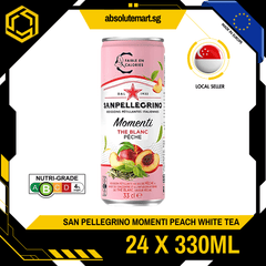 [CARTON] SAN PELLEGRINO Momenti Peach White Tea 330ML X 24 (CAN) - ABSOLUTE MART[CARTON] SAN PELLEGRINO Momenti Peach White Tea 330ML X 24 (CAN)